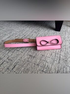 Kate Spake Pink Bow Belt Bag S/M
